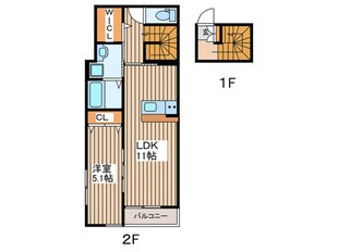 エスタシアの物件間取画像